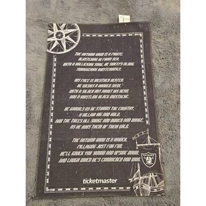 Las Vegas Raiders The Autumn Wind Rally Towel - Individual Season Ticket Gift